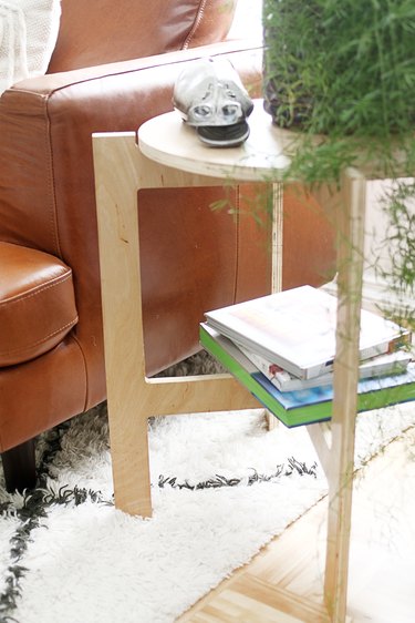 Space-Saving Collapsible Side Table