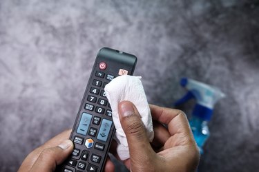cleaning remote control