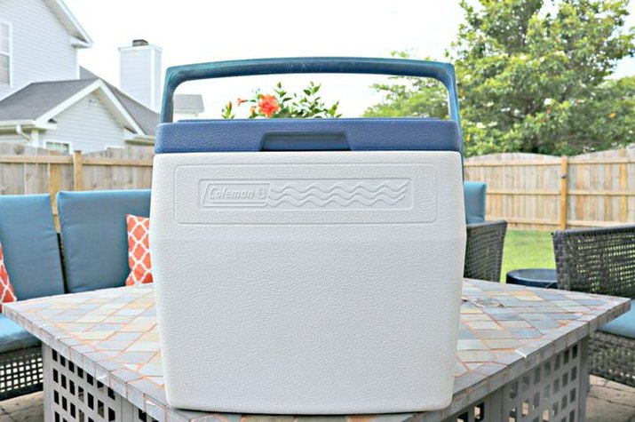 Clean Coleman cooler ready for summer
