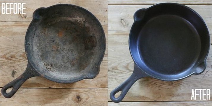 Clean and Restore a Cast Skillet