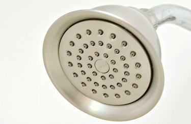 easy way to clean your showerhead