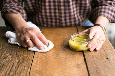 DIY Beeswax Wood Treatment with Lemon and Olive Oil
