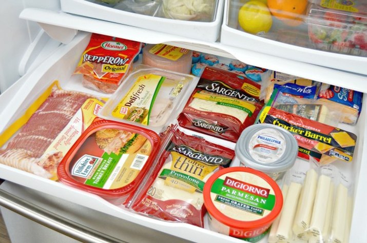 Store meats and cheeses in a drawer.
