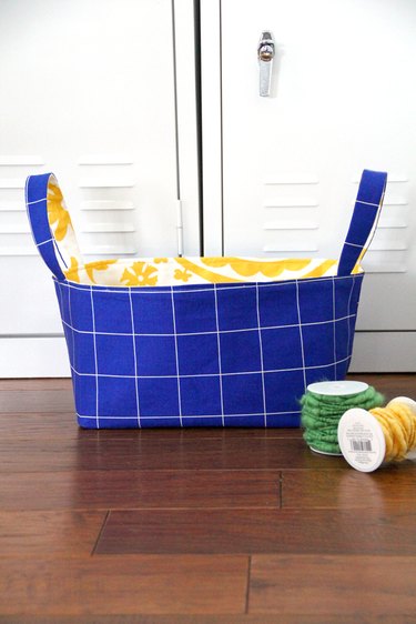 Make a fabric basket in under an hour