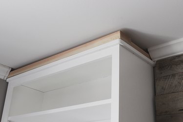 Crown molding anchor attached.