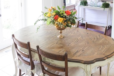 Refinished oak table