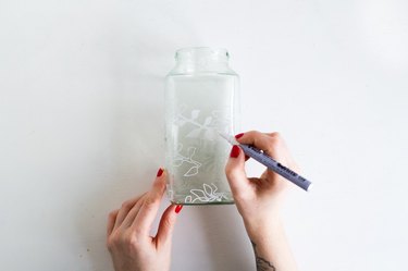 DIY Decorated Glass Jars