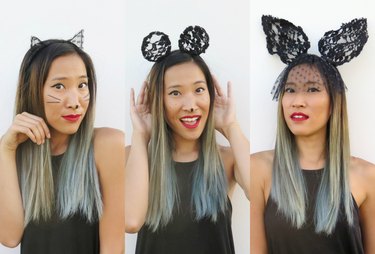 How to Make Lace Animal Ears